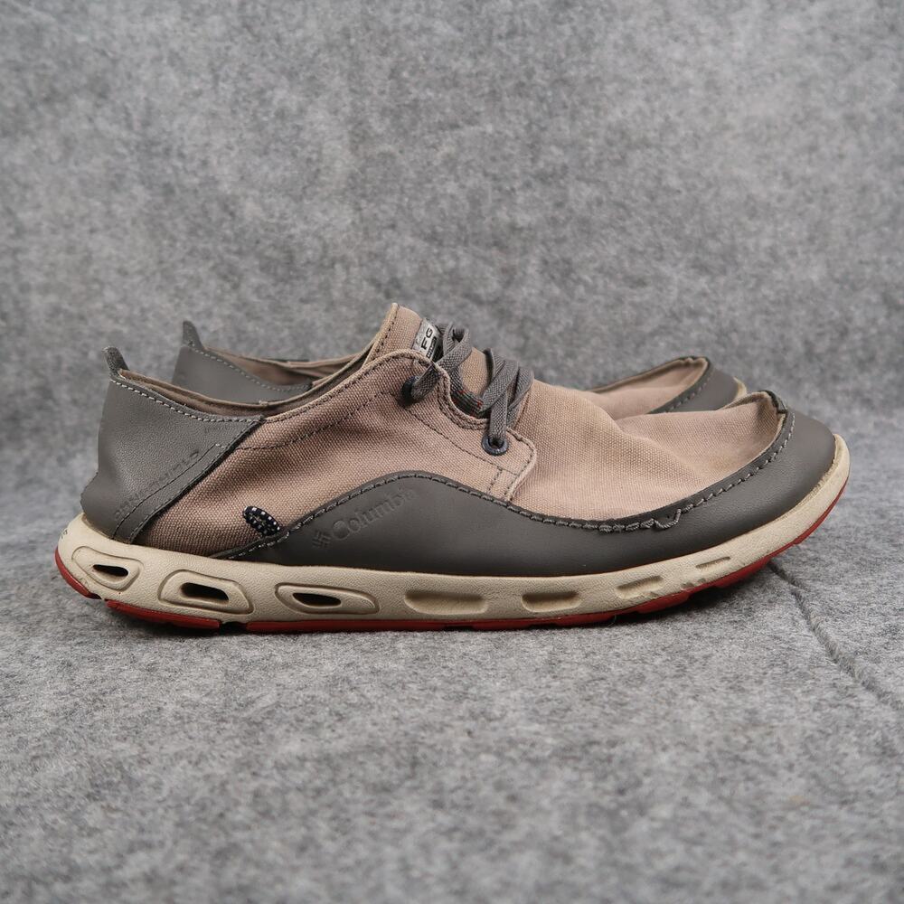 Columbia Shoes Mens 11 Casual Sneakers PFG Omni Shield Slip On Moc Toe Outdoor